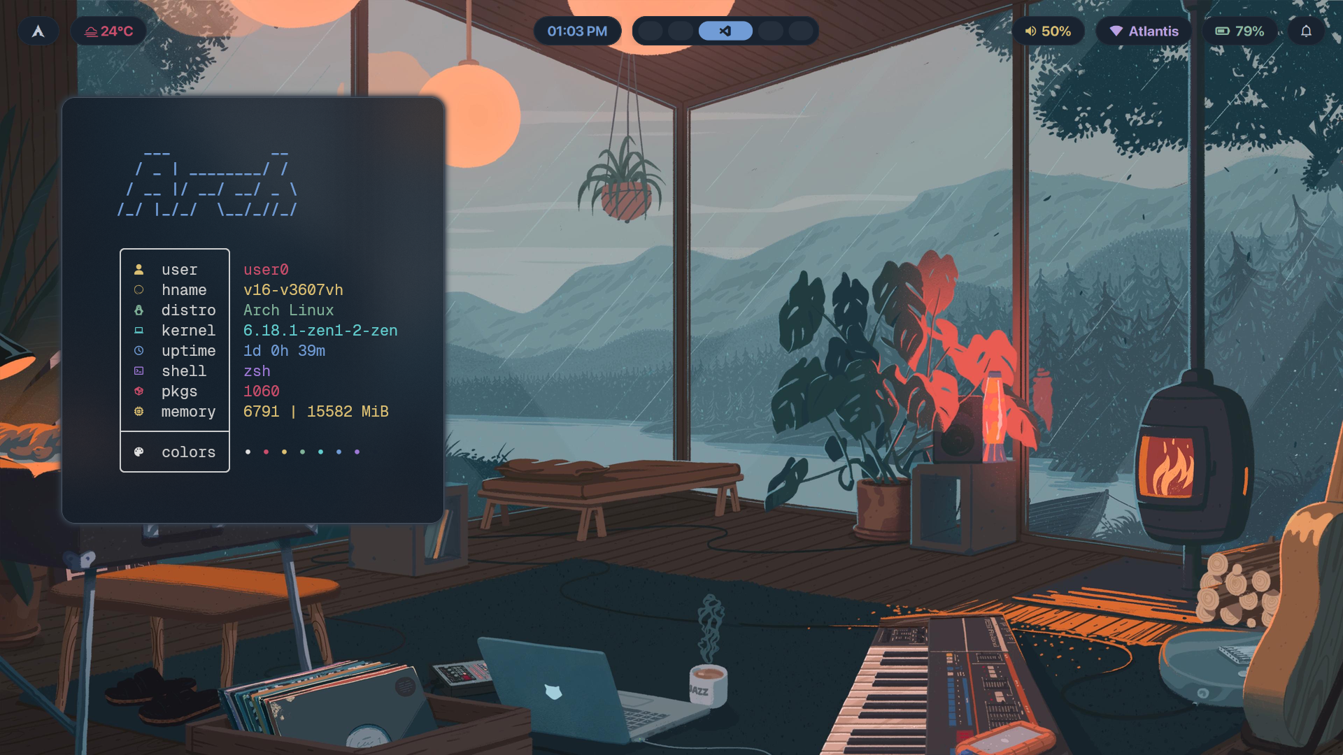 Cozy template preview